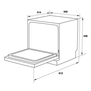 Máy rửa chén để bàn Hafele HDW-T50B 539.20.600 - 23