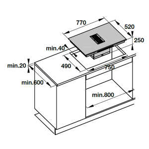 Bếp Từ Kết Hợp Hút Mùi 4 Vùng Nấu Hafele Ihh77A 539.66.822 - 7 Bếp Từ Kết Hợp Hút Mùi 4 Vùng Nấu Hafele Ihh77A 539.66.822 - 6