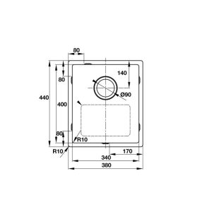 CHẬU RỬA CHÉN INOX HAFELE CLAUDIUS HS-SD7744 567.20.387 - 4 CHẬU RỬA CHÉN INOX HAFELE CLAUDIUS HS-SD7744 567.20.387 - 3