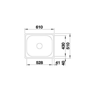 Bộ Chậu Rửa Chén Inox Hafele Blanco - Plenta 6 570.27.199 - 4
