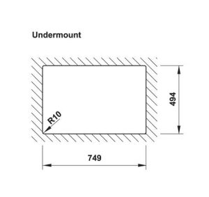 CHẬU ĐÁ HAFELE HS20-GKD1S60 570.30.536 - 12