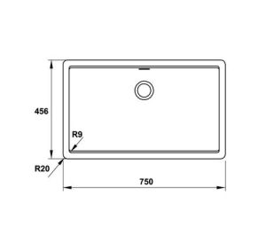 Chậu rửa chén Hafele HS20-GEN1S80 570.30.300 - 9 Chậu rửa chén Hafele HS20-GEN1S80 570.30.300 - 8