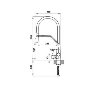Vòi rửa chén Hafele HYDROS HT-C456 570.82.230 - 9