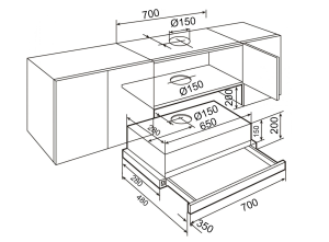 Máy hút mùi Dann DSY 7002P - 6 Máy hút mùi Dann DSY 7002P - 5