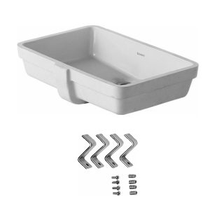 Lavabo âm bàn Vero - Không lỗ gắn vòi 588.45.282 - 4