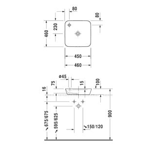 Lavabo Cape Cod 460 588.45.241 - 6