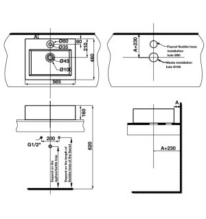 Lavabo đặt bàn REGAL 588.82.211 - 7 Lavabo đặt bàn REGAL 588.82.211 - 6