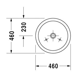 LAVABO ĐẶT BÀN STARCK 1 46CM 588.45.080 - 9