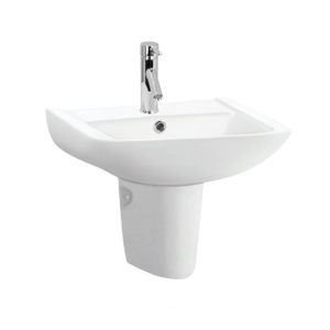 Lavabo treo tường có nắp che siphon COMPACT 588.82.214 - 5 Lavabo treo tường có nắp che siphon COMPACT 588.82.214 - 4