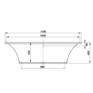 Bồn Tắm Âm Hafele Active 1700 588.55.681 - 8