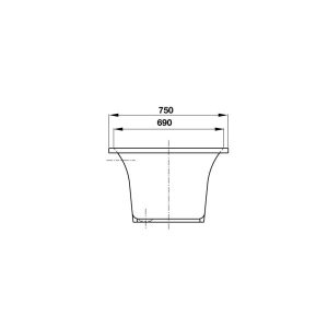 Bồn Tắm Âm Hafele Active 1700 588.55.681 - 10