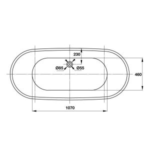 Bồn Tắm Âm Hafele Active 1700 588.55.680 - 63