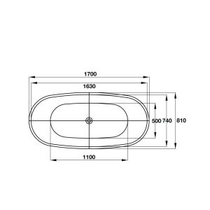 Bồn Tắm Độc Lập Hafele Roots 1700 588.55.660 - 11 Bồn Tắm Độc Lập Hafele Roots 1700 588.55.660 - 10