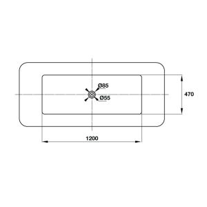 Bồn Tắm Âm Vuông Hafele - D1750 X R770 X C470 Mm 588.55.611 - 13
