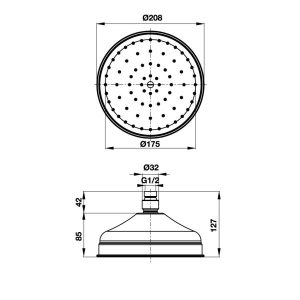 Sen Đầu Hafele Victoria Gold 200 589.02.694 - 7 Sen Đầu Hafele Victoria Gold 200 589.02.694 - 6