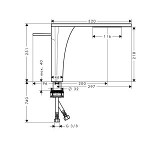 Vòi Hafele Lavabo Massaud 220 589.29.490 - 5 Vòi Hafele Lavabo Massaud 220 589.29.490 - 4