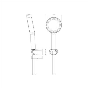 Bộ Sen Tay Hafele X-Jet 589.85.318 - 7 Bộ Sen Tay Hafele X-Jet 589.85.318 - 6