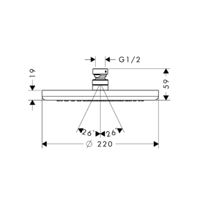 Sen Tắm Hafele Croma 220 589.29.609 - 7 Sen Tắm Hafele Croma 220 589.29.609 - 6