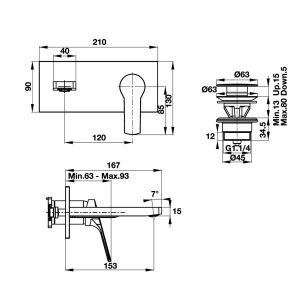 Vòi Lavabo Treo Tường Hafele New Mysterious 150 589.02.604 - 7 Vòi Lavabo Treo Tường Hafele New Mysterious 150 589.02.604 - 6