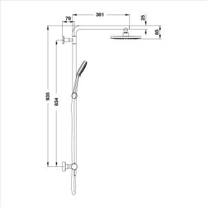 Bộ Sen Cây Điều Nhiệt Hafele 589.85.004 - 6