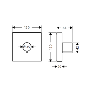 Van Đóng Mở Âm Tường Hafele 589.29.705 - 6