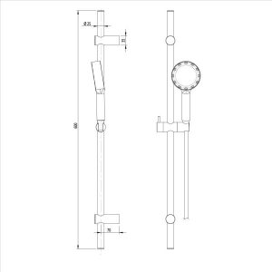 Bộ Sen Tay Kèm Thanh Trượt Hafele X-Jet 589.47.080 - 7 Bộ Sen Tay Kèm Thanh Trượt Hafele X-Jet 589.47.080 - 6