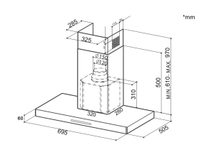 Máy hút mùi Dann DS70T - 7 Máy hút mùi Dann DS70T - 6