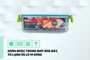 Bộ 4 hộp bảo quản thực phẩm thông minh tặng rổ Biozone KB-SM4S01R - 20 Bộ 4 hộp bảo quản thực phẩm thông minh tặng rổ Biozone KB-SM4S01R - 19