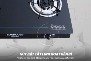 BẾP GAS DƯƠNG KÍNH SUNHOUSE SHB204MT - 18 BẾP GAS DƯƠNG KÍNH SUNHOUSE SHB204MT - 17