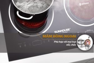 BẾP ĐÔI HỒNG NGOẠI SUNHOUSE SHB9102MT - 19 BẾP ĐÔI HỒNG NGOẠI SUNHOUSE SHB9102MT - 18