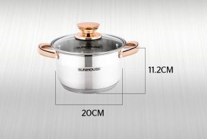 Nồi inox 5 đáy Sunhouse SHG24220 - 9 Nồi inox 5 đáy Sunhouse SHG24220 - 8
