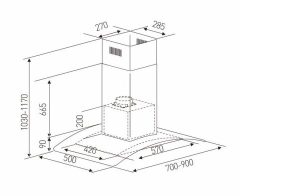 Máy hút mùi ARBER AB700EA - 4 Máy hút mùi ARBER AB700EA - 3