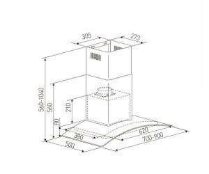 MÁY HÚT MÙI ARBER AB900L - 4 MÁY HÚT MÙI ARBER AB900L - 3