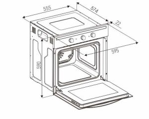 LÒ NƯỚNG ÂM TỦ ARBER ABLN57L - 4 LÒ NƯỚNG ÂM TỦ ARBER ABLN57L - 3