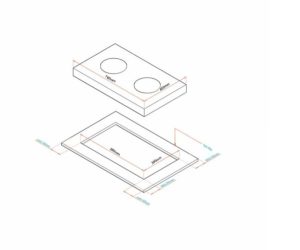 Bếp gas Âm ARBER AB767 - 4 Bếp gas Âm ARBER AB767 - 3