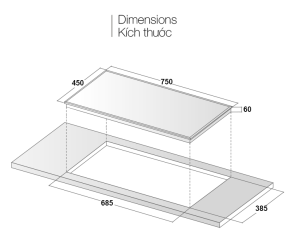 BẾP TỪ ĐÔI LORCA LCI-899 PLUS - 1 BẾP TỪ ĐÔI LORCA LCI-899 PLUS