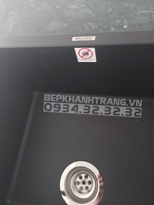 Chậu đá Malloca Nero K-45040 / Màu đen / Phủ nano kháng khuẩn - 7 CHẬU ĐÁ MALLOCA NERO K-45040