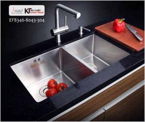 CHẬU RỬA CHÉN EIFFEL CAO CẤP INOX 304 8346 - 5