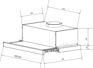 Máy Hút Mùi Eurosun EH-70AF86W Trắng - 49