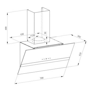 MÁY HÚT MÙI ARBER AB8803 - 4 MÁY HÚT MÙI ARBER AB8803 - 3