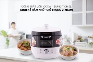 Nồi áp suất điện tử đa năng 5L SUNHOUSE SHD1858BW - 7
