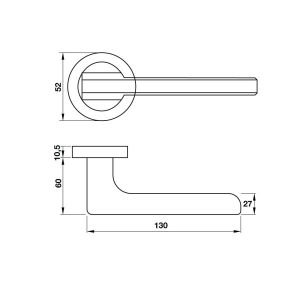 Tay Nắm Cửa Phòng Black Màu Đen Hafele 901.79.872 - 7 Tay Nắm Cửa Phòng Black Màu Đen Hafele 901.79.872 - 6