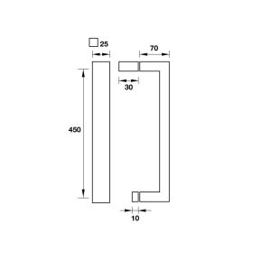 Tay Kéo Vuông Phòng Tắm Kính Hafele 903.04.161 - 6