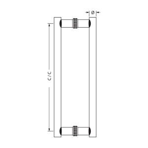 Tay Nắm Kéo Chữ H 316,1200Mm Hafele 903.01.846 - 6