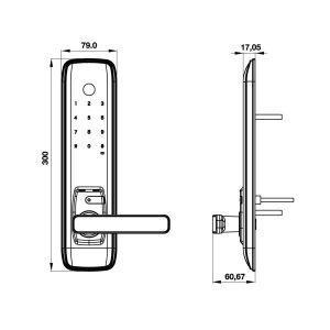 Khóa Điện Tử Hafele El7800-Tcs 912.05.763 - 11
