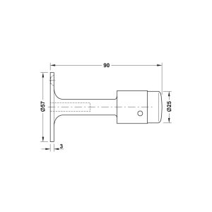 Chặn cửa gắn tường 937.00.804 - 6