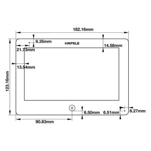 Màn Hình Cửa Hafele Sleek 7" - Điều Khiển Cảm Ứng 959.23.082 - 7 Màn Hình Cửa Hafele Sleek 7" - Điều Khiển Cảm Ứng 959.23.082 - 6