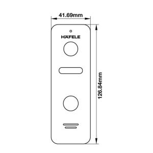 Chuông Cửa Có Camera Hafele Sleek 959.23.085 - 7 Chuông Cửa Có Camera Hafele Sleek 959.23.085 - 6