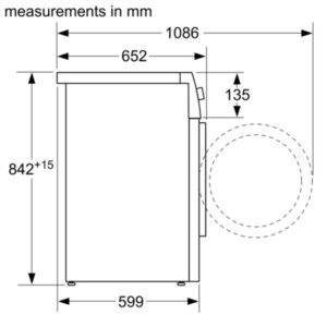 MÁY SẤY QUẦN ÁO BOSCH HMH.WTW876H8SG - 7 MÁY SẤY QUẦN ÁO BOSCH HMH.WTW876H8SG - 6