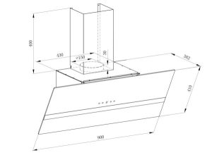 MÁY HÚT MÙI ARBER AB9903 - 4 MÁY HÚT MÙI ARBER AB9903 - 3